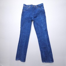 Vtg Wrangler USA Cowboy Cut Slim Jeans Mens 34 x 34 Measures 32x32" 936DEN
