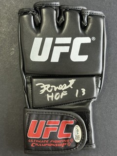 Forrest Griffin Signed Inscribed UFC MMA Glove AUTO JSA COA