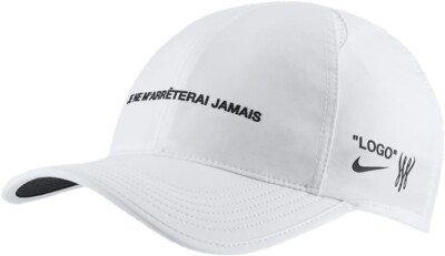 Off White NikeCourt Virgil Abloh x Serena Tennis Cap White