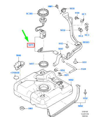 FORD TRANSIT CONNECT MK1 Fuel Tank Sender 5289903 AT16-9275-AE NEW  