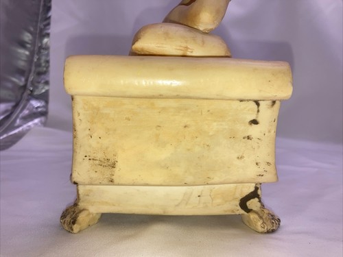 “Venus Victoria” Paolina Bonaparte Signed A Santini Sculpture 14x8x5.5 RARE - Picture 10 of 21