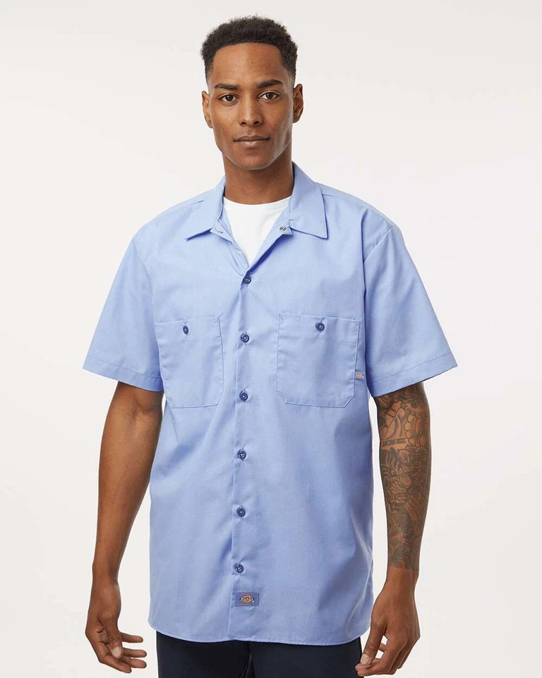 Dickies Industrial Short Sleeve Work Shirt - S535, Men's Industrial Uniform - Image 2 of 4