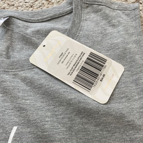 Neu mit Etikett Fabletics Größe XL Micah Muscle Tank Top Jersey Slub She Can Do Anything - Bild 4 von 5