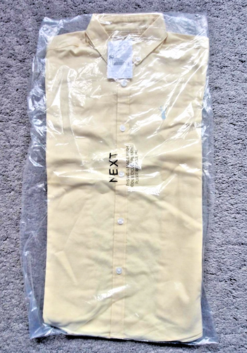 NEXT Summer Shirt, 8y Short Sleeved Yellow, H 122cm, W 60cm - Picture 2 of 7