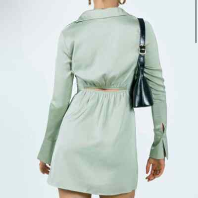princess polly mint green dress Mayzie Mini Dress Green