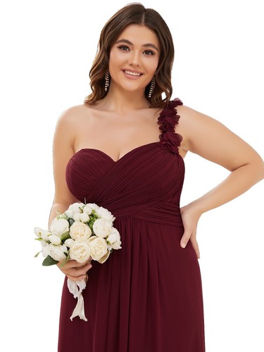 burgundy tulle maxi dress Solange Dress in Burgundy Tulle L main image 0