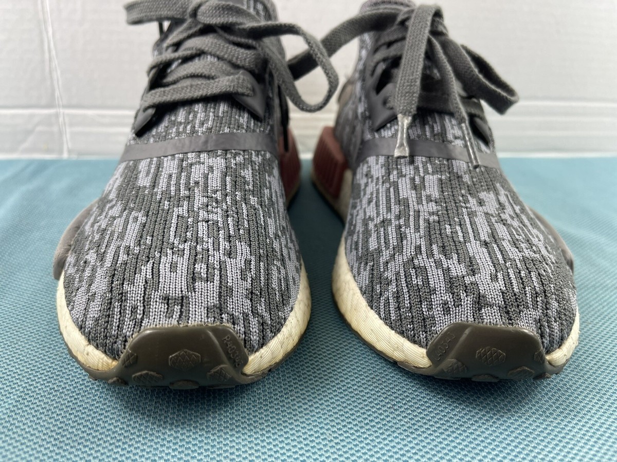 Size 6 - Adidas NMD_R1 Heather Grey Raw Pink W for sale online | eBay