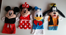 Disney Mickey, Minnie, Goofy, Donald Hand Puppets Set Of 4