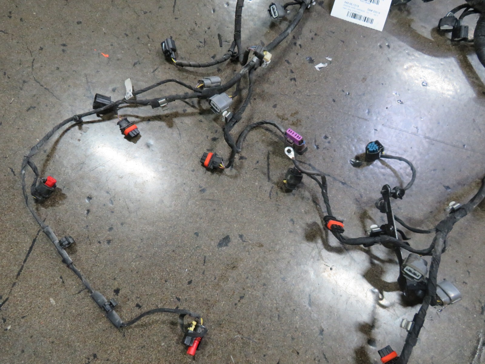 Mclaren 570S, Main Engine Wire Harness, Dmg, Used, P/N 01807161