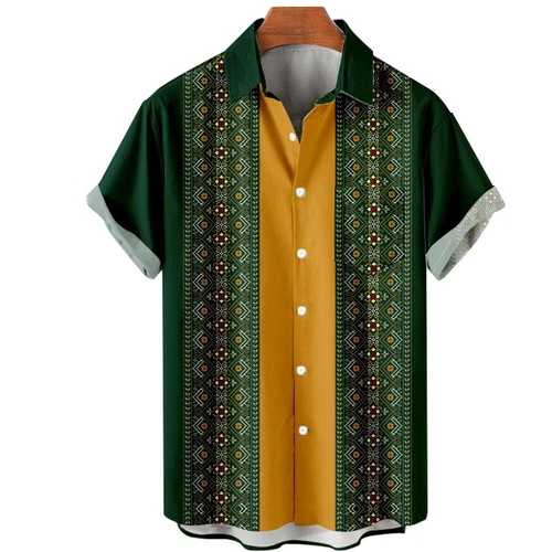 Camisa de vestir de boda de playa de guayabera cubana informal con botones de manga corta para hombre - Imagen 38 de 43