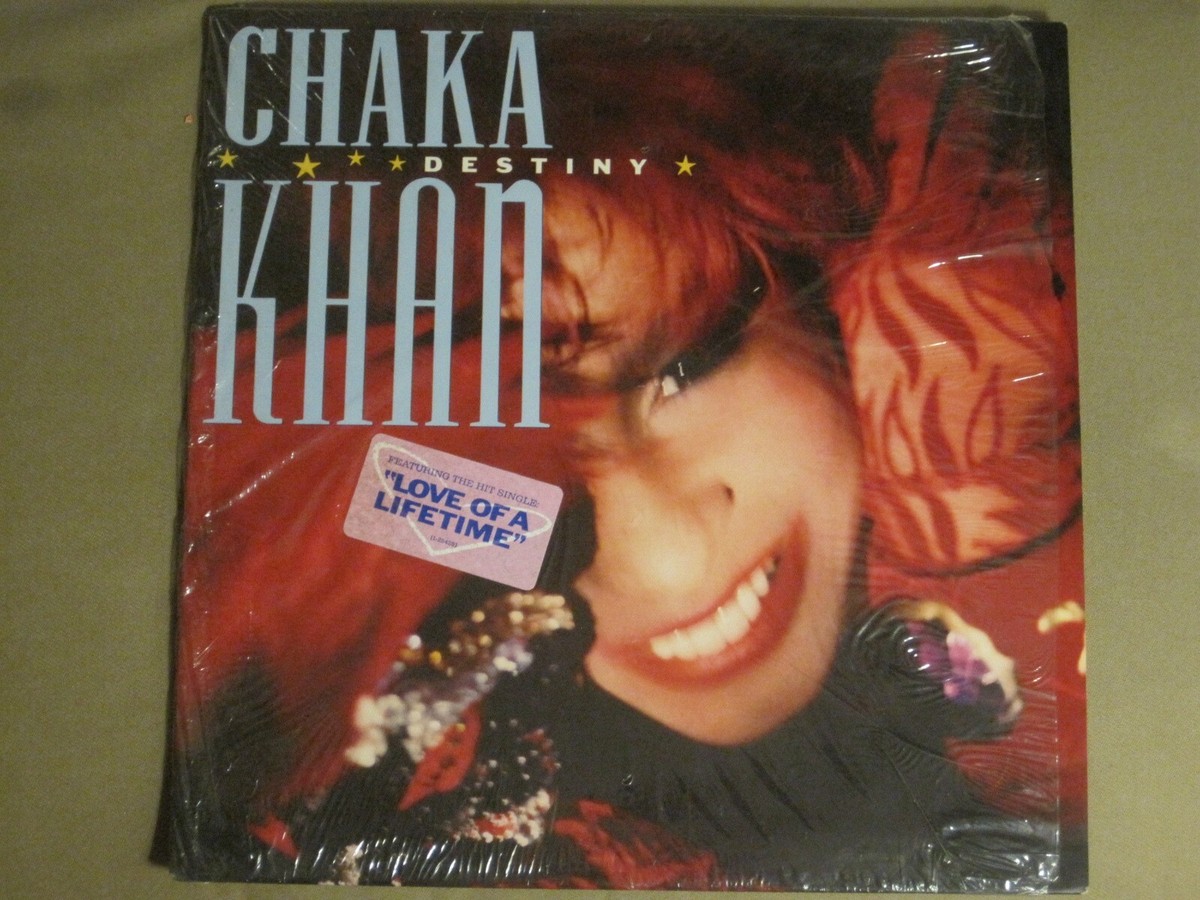 CHAKA KHAN DESTINY LP ORIG '86 WARNER SYNTH FUNK MODERN SOUL R&B