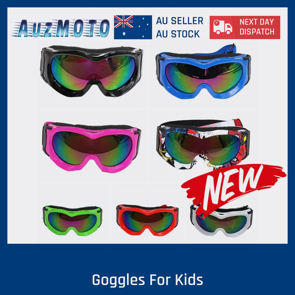 Kids cheap racing goggles