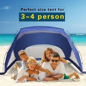 Sun Shelter Shade Tent Portable Outdoors Camping Beach Compact Canopy
