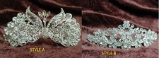 20 Pc W/2 Styles Wholesale Lots Bridal Crystal Flower Girls Princess Headdress