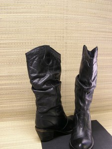 steve madden black cowboy boots