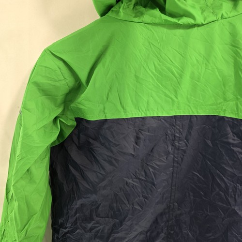 Columbia Coat Youth Large 12 14 Notre Dame Green Rain Jacket Hooded Boys Girls - Picture 8 of 13