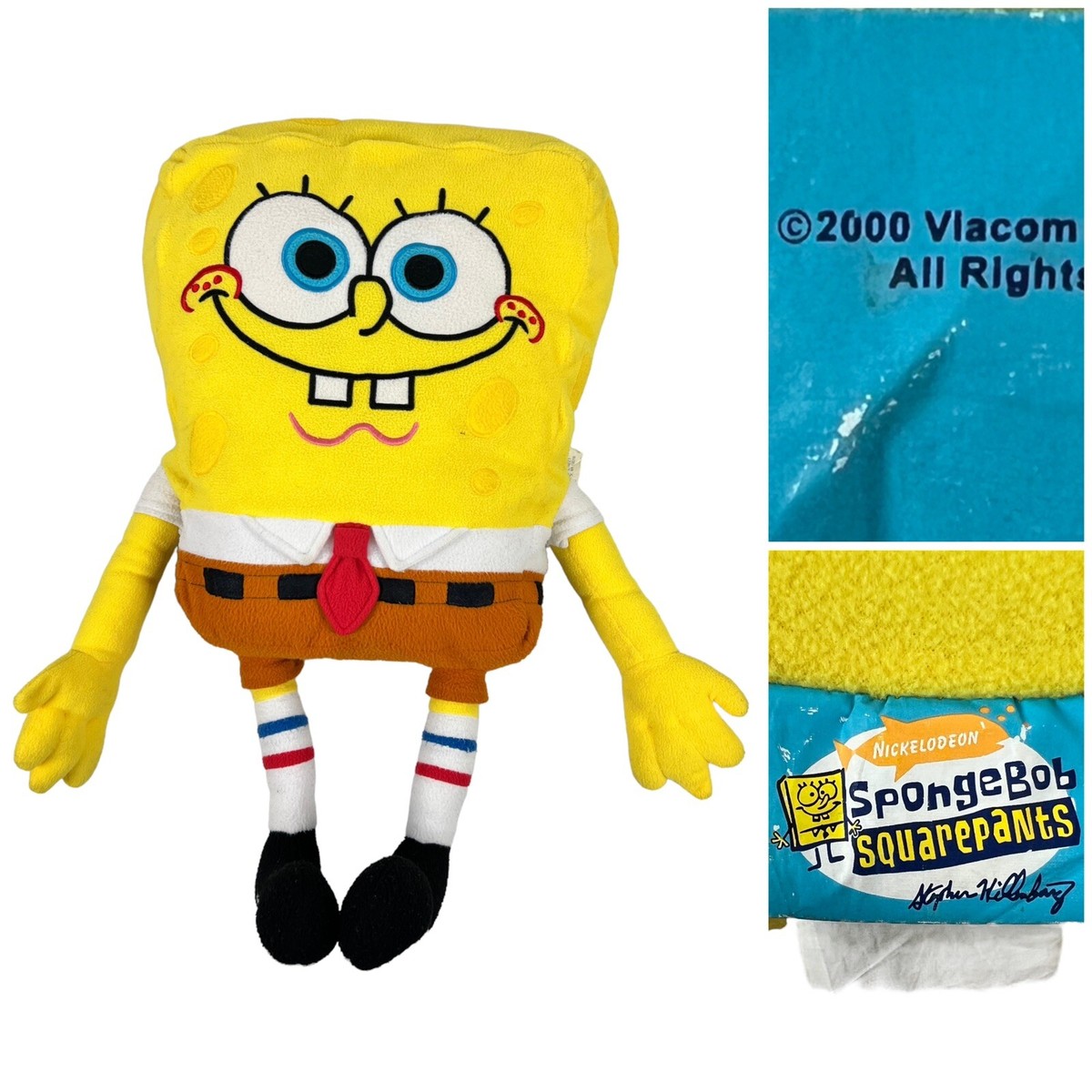 Nickelodeon SpongeBob Squarepants Plush 24” Vintage 2000 Viacom