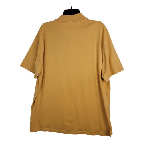 St Johns Bay Poloshirt Extra Large XL Senf Kurzarm Weich 100% Baumwolle Herren - Bild 2 von 10