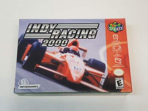 Indy Racing 2000 N64 Nintendo 64 Box & Manual Only ** - Picture 18 of 24