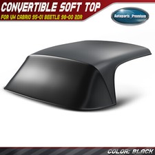 Black Convertible Soft Top For Volkswagen Cabrio 1995-2001 Beetle 1998-2000 2dr