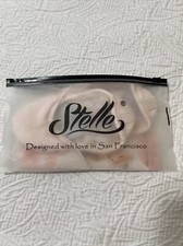 New Stelle Girls Ballet Canvas Slippers Dance Yoga Pink Sz 8 Leather Split Sole