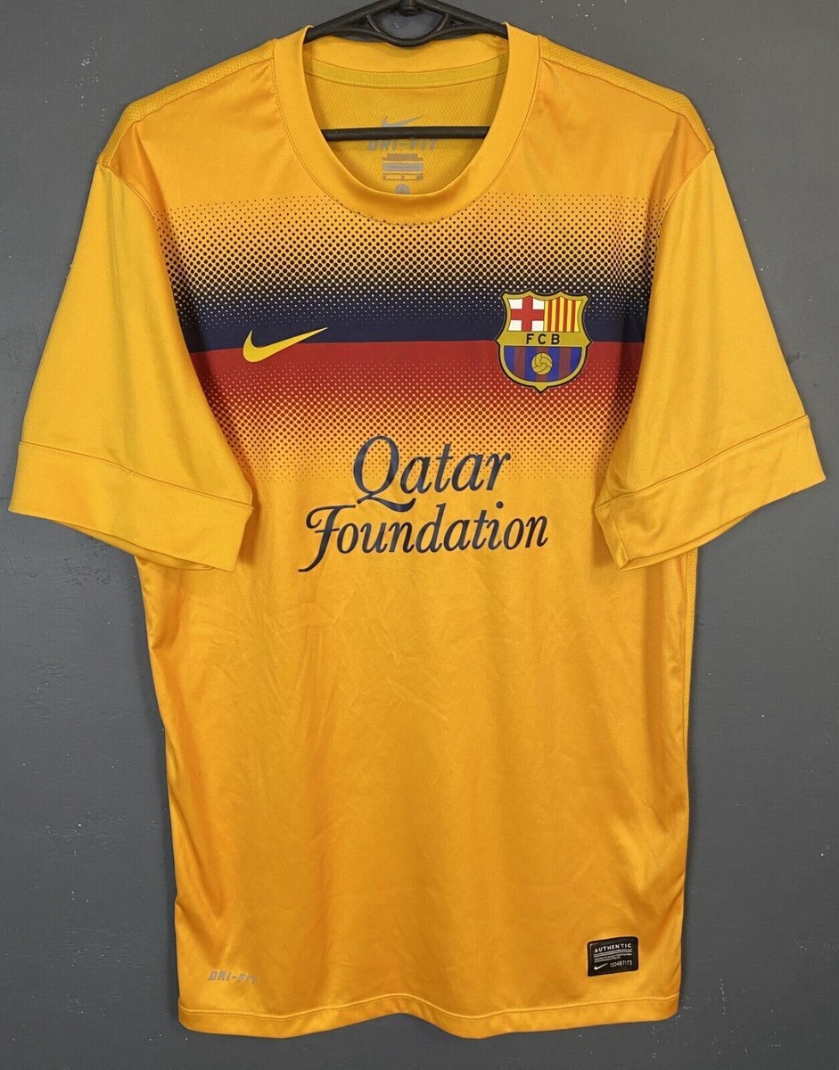 Training Suit Third Kit Barcelona New Training Jersey MEN'S NIKE FC  BARCELONA 2012/2013 TRAINING FOOTBALL SOCCER SHIRT JERSEY SIZE S, image size:941x1200