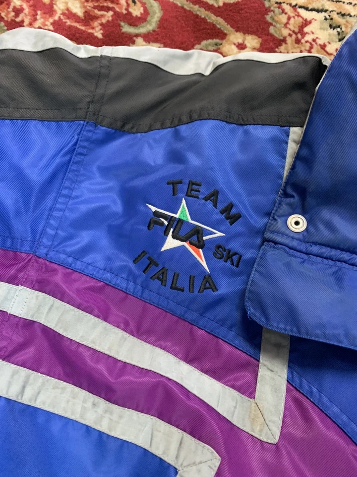 Traje de esquí vintage raro FILA Team Italia talla 44 Foto 3 de 4