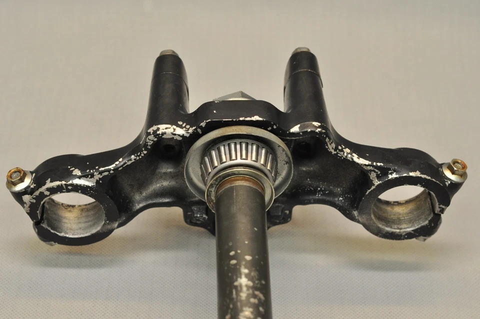 1982 Honda CX500 Turbo CX500T CX500TC Triple Tree Clamp Upper Lower Bar Stem - Image 4 of 4