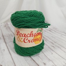 Peaches  Creme Yarn 1211 Forest Green 1 Ball 2.5oz NEW