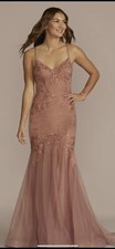 Prom Dress| Davids Bridal Rose Pink Mermaid