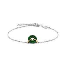 Ti Sento Milano Armband mit malachitgrünem Stein 2968MA (20 cm)