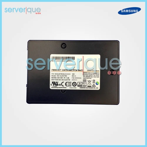 MZ-QLB3T80 Samsung PM983 3.84TB PCIe NVMe U.2 2.5" MZQLB3T8HALS Internal SSD