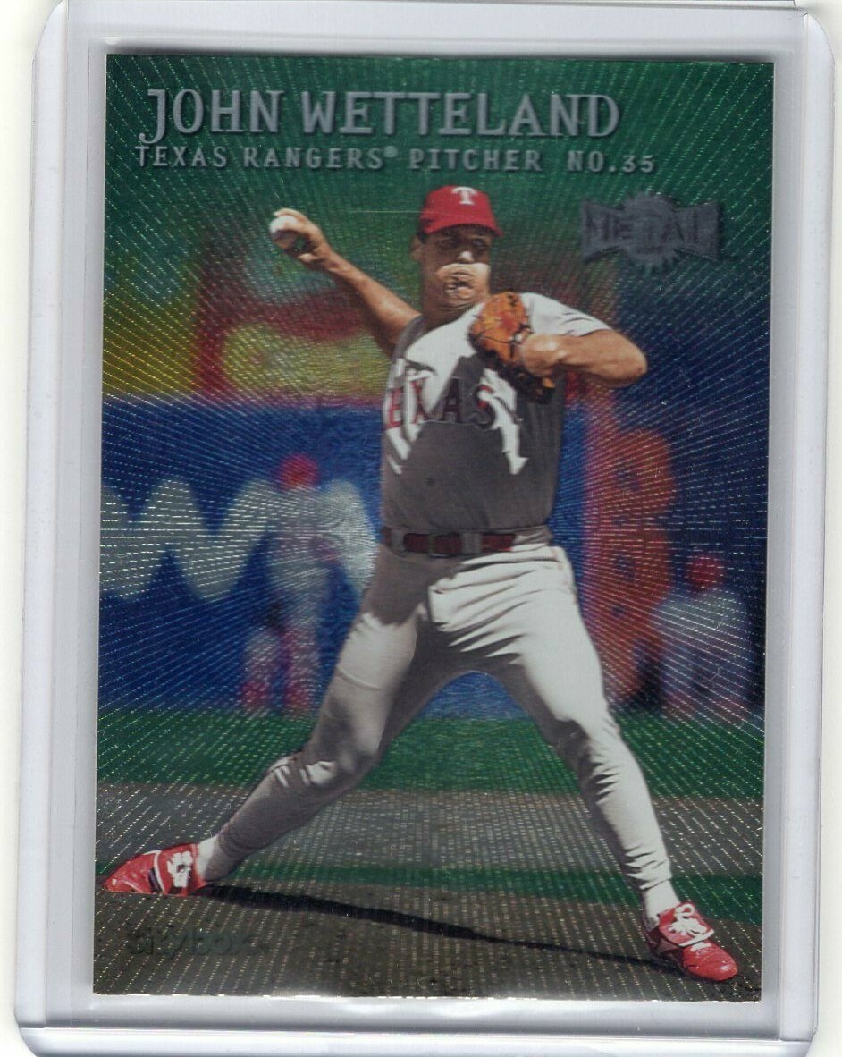 JOHN WETTELAND 2000 Skybox Metal EMERALD #119 - RANGERS | eBay