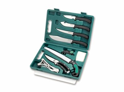 Outdoor Edge Game Pro Zerwirk Set 11-tlg Jagdmesser Caper Skinner Säge  02OE071