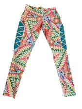 NWT Luli Fama Luli Fit Wild Heart Laced Panel Skinny Legging Size Small