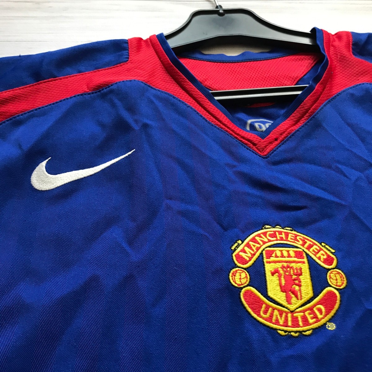Manchester United 2005 - 2006 Away football shirt jesey Nike size