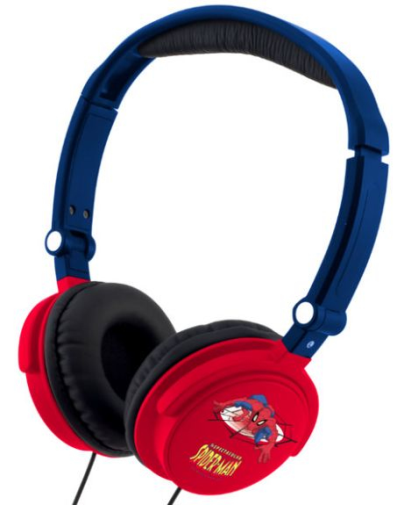Headphon Lexibook - Spider-Man - Wired Foldable Headphone (Hp010Sp) HEAD NUOVO
