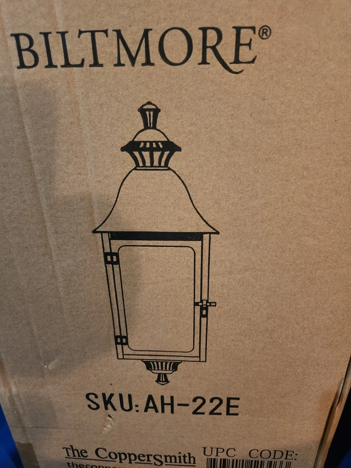 The CopperSmith Biltmore Antler Hill Outdoor Wall Lantern NEW IN BOX AH-22E - Image 2 of 4