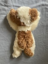TY Classic Patches Cream Brown Puppy Dog Plush Stuffed Toy 12 Inch 1995 Laying