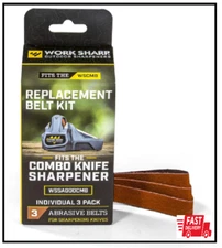 Official Work Sharp Combo Knife Sharpener Replacement Belt Kit