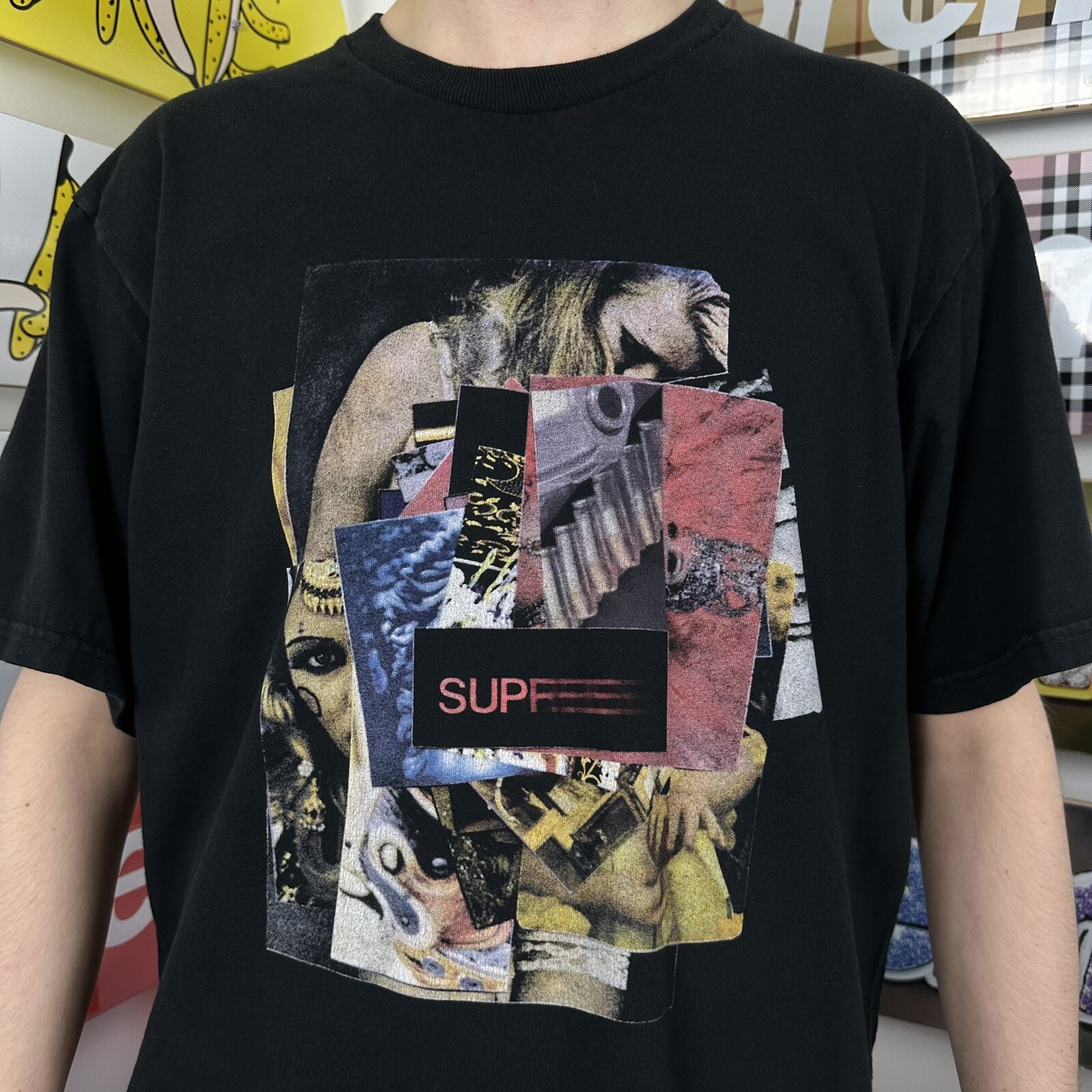 Supreme Stack Tee - Black - FW21 - image 1