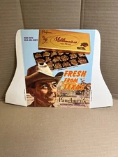 Pangburn's Western Style Chocolates Cowboy Counter Top Display NEW OLD STOCK