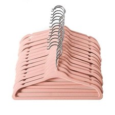 Baby Hangers, Childrens Hangers Kids Coat Hangers 10.95 x 0.2 x 6.8 inch Pink