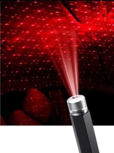 Lampe projecteur étoile USB DEL laser nuit étoile pour chasse aux fantômes ou plafonds de voiture - Photo 1 sur 4