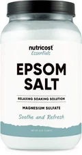 Nutricost Essentials Pure Epsom Salt 8 LBS (100% Pure Magnesium Sulfate)