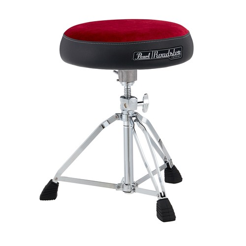 Taburete de batería Pearl D-1500RST Roadster rojo con perras - Imagen 2 de 9