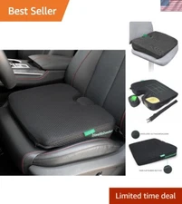 Memory Foam U-Cut Wedge Cushion for Tailbone Pressure Relief - Travel Comfort