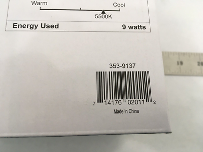 140) Zilotek 60W Replace LED Bulbs A19 Daylight 5500K Non-Dimmable