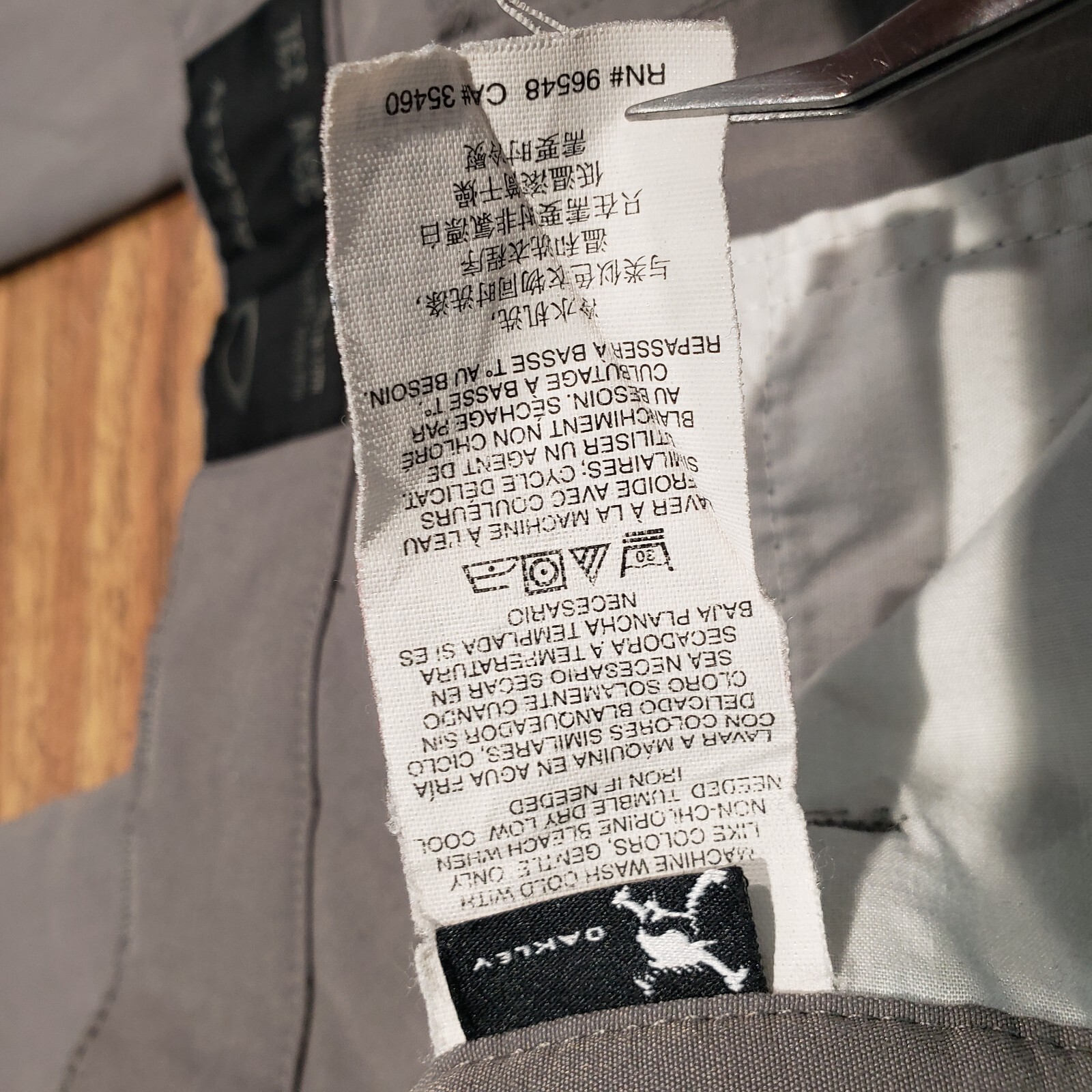 Oakley Golf Pants For Men Lightweight RN 96548 CA 35460 Men's Sz W33