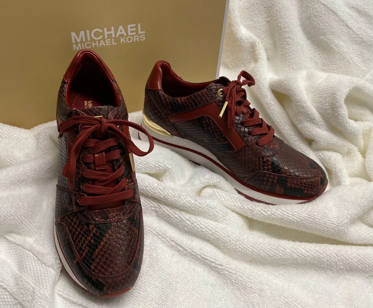 Michael kors billie leather trainer 2025